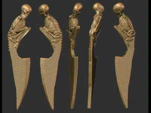 dining items skeletons 3D Print Model