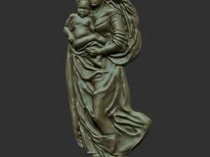 pano virgin mary 3D 打印模型