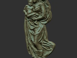pano virgin mary 3D Print Model