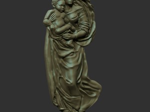 pano virgin mary 3D 打印模型