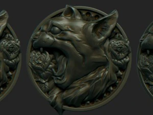 cat pendant 3D Print Model