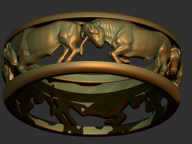 リングブル 3Dプリントモデル .c4d .max .obj .3ds .fbx .stl .blend 