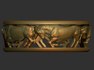 ring bull 3D 打印模型