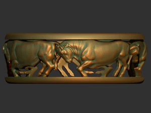 リングブル 3Dプリントモデル