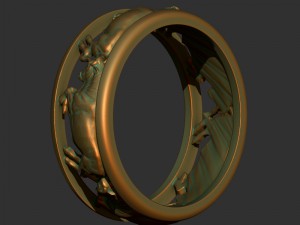 ring bull 3D 打印模型