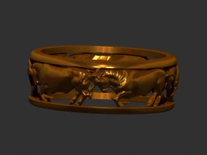 リングブル 3Dプリントモデル