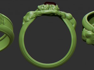 wedding ring Modello 3D