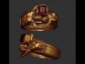 wedding ring Modello 3D