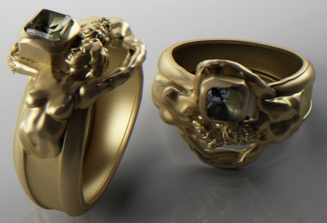 wedding ring Modello 3D .c4d .max .obj .3ds .fbx .stl .blend 