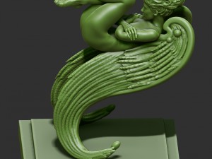 statue of angel 3D 模型