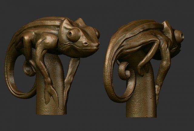 cane chameleon Modèles 3D en vedette .c4d .max .obj .3ds .fbx .stl .blend 