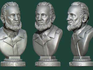 fidel castro 3D Print Model