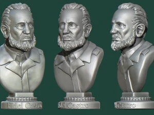 fidel castro 3D Print Model