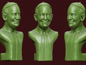 pope francis 3D Print Model