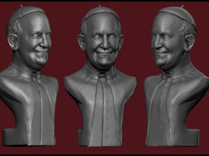 pope francis 3D Print Model