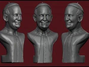 pope francis 3D Print Model