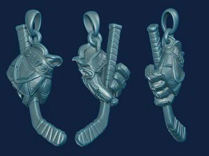 wisiorek hokejowy Model do druku 3D