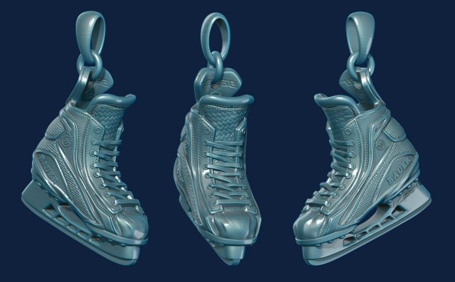hockey hockey 3D-printmodel .c4d .max .obj .3ds .fbx .stl .blend 