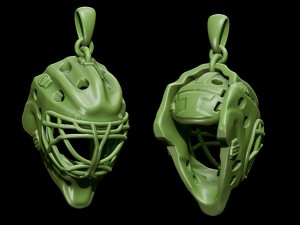 hockey goalie mask Model Cetak 3D