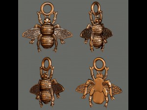 bee pendant 3D Print Model