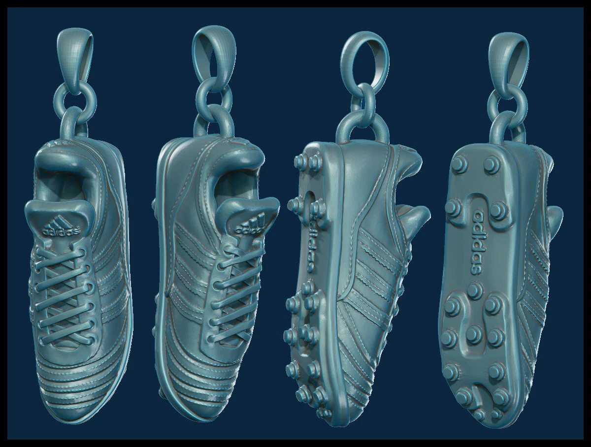 підвіски для футбольних бутс 3D Принт Модель .c4d .max .obj .3ds .fbx .stl .blend 