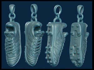 football cleats pendants 3D Print Model