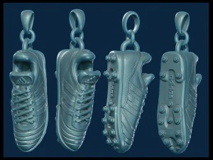football cleats pendants 3D printmodel