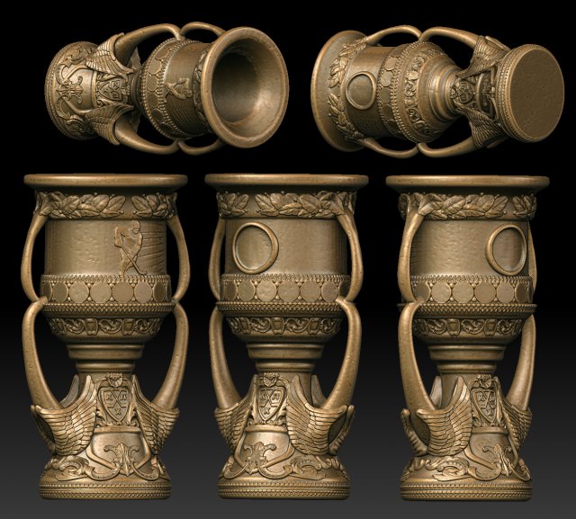 cup khl Modello di stampa 3D .c4d .max .obj .3ds .fbx .stl .blend 
