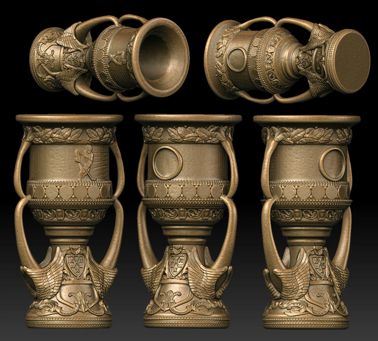 cup khl 3D Print Model .c4d .max .obj .3ds .fbx .stl .blend 