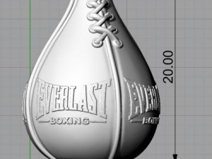 punching bag pendant Model do druku 3D