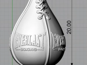 punching bag pendant 3D Print Model