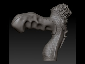 cane lion 3d 3D 打印模型