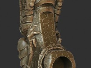cane alien 3d print model Modelo de Impressão 3D