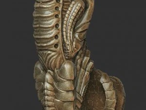 cane alien 3d print model 3D Print Model