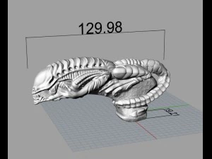 cane alien 3d print model 3D Print Model