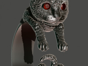 cat ring 3D Print Model
