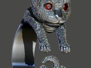 cat ring 3D Print Model