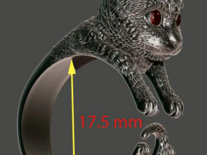 cat ring 3D Print Model