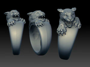 leopard ring 3d 3D Print Model