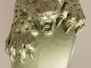 leopard ring 3d 3D 打印模型
