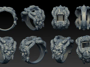joker ring 3D Print Model