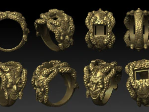 joker ring 3D Print Model