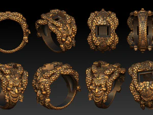 joker ring 3D Print Model