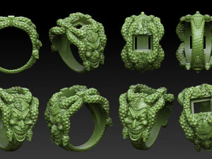 joker ring 3D Print Model