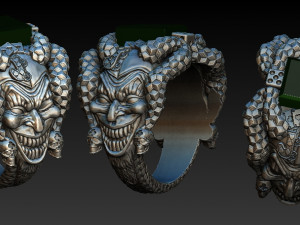 joker ring Model do druku 3D