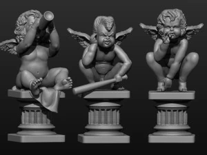 बुरे देवदूत 3D प्रिंट मॉडल