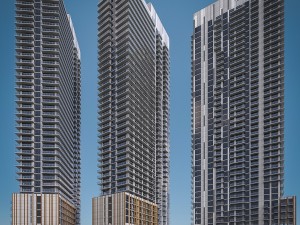 high-rise residential building 3D Модель