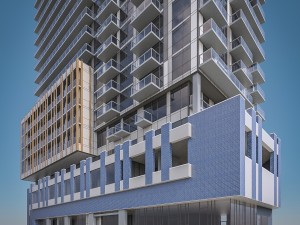 high-rise residential building 3D Модель