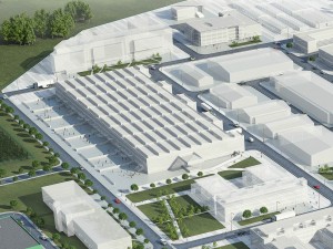 industrial factory warehouse complex Modelo 3D