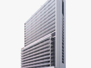 high-rise buildings collection 3D Model